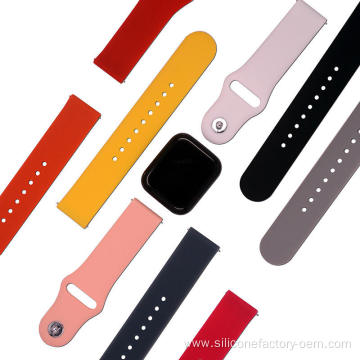 Factory Custom Soft Silicone Replacement Rubber Strap